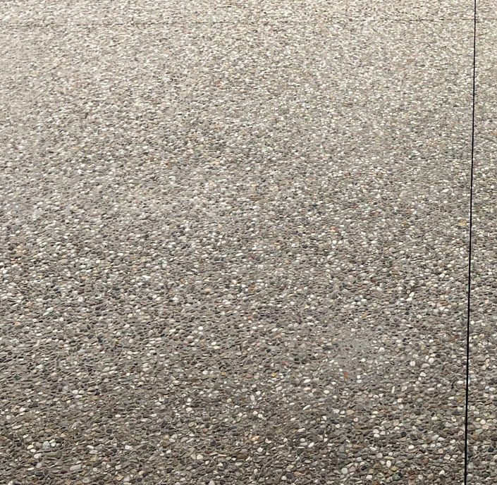 Exposed Aggregate texture detail close-up